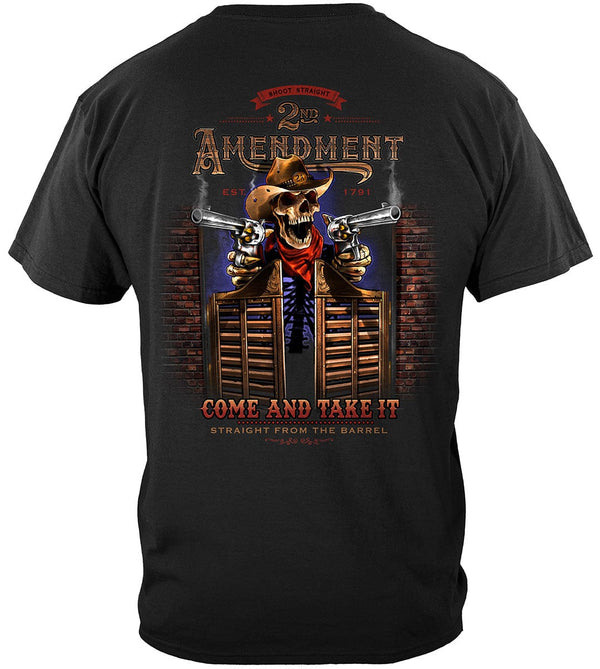 2nd Amendment Saloon Betsy Ross Flag We the People Come and take it Premium T-SHIRT