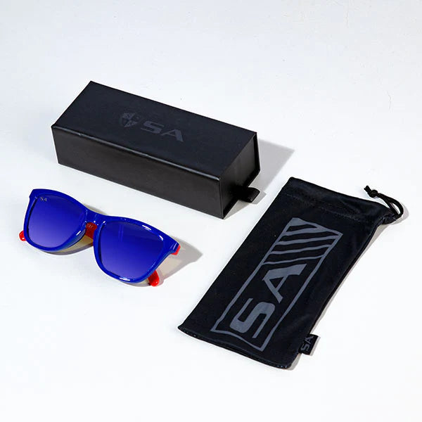 Boca Game Day Sunglasses | Blue and Red