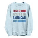 Loves Jesus & America Too Bold (Front)
