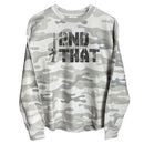 I Second That Dark Grey (Front) Corded Poncho