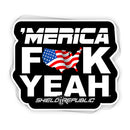 Merica Fuck Yeah Decal