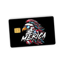 Merica Mullet Eagle Credit Card Skin Decal