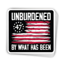 Unburdened By What Has Been 47 Flag Decal
