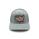 USA Constitution Flag PVC Patch Hat