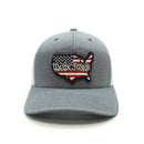 USA Constitution Flag PVC Patch Hat