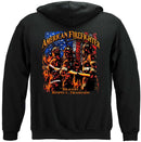 Elite Breed American Firefighter Premium Hooded Sweat Shirt
