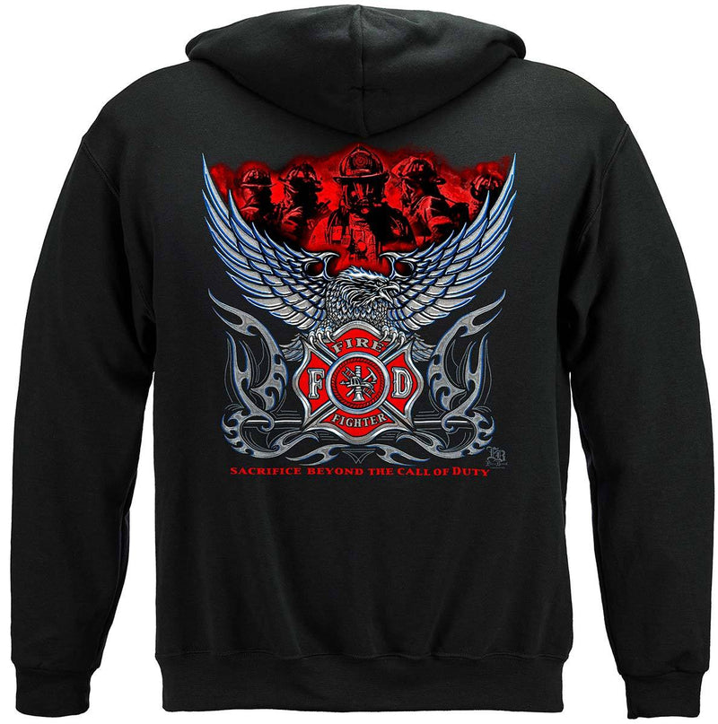 Elite Breed Chrome Eagle Firefighter Premium T-Shirt