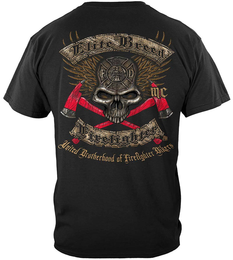 Elite Breed Firefighter Biker Premium T-Shirt