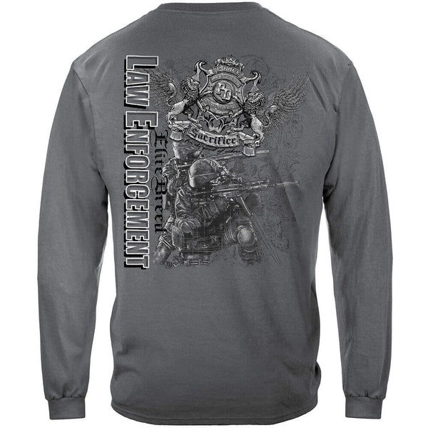 Elite Breed Elite Gray Law Enforcement Premium Long Sleeves