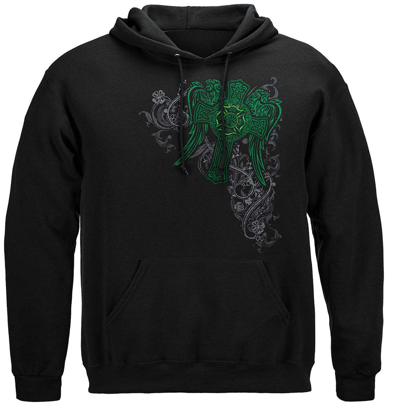 Firefighter Fire Angel Premium Hooded Sweat Shirt