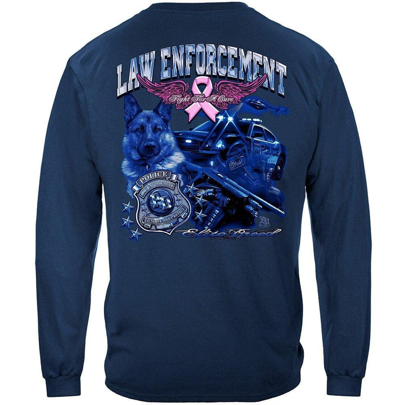 Elite Breed Police Fight Cancer Premium T-Shirt