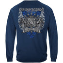 Elite Breed Law Enforcement Chrome Wings Silver Foil Premium Long Sleeves