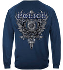 Elite Breed Police Crest Silver Foil Premium T-Shirt