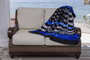 Blue Lives Matter Premium Blanket
