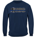 Thin Blue Line Strength, Brother Premium Hooded Sweat Shirt