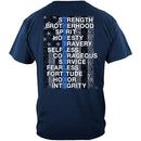Thin Blue Line Strength, Brother Premium Hooded Sweat Shirt