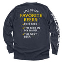 List of My Favorite Beers