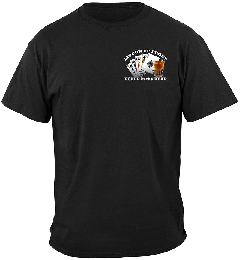Liquor Up Front Premium T-Shirt
