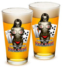 Know when to hold them Poker 16oz Pint Glass Glass Set