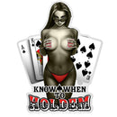 Know When To Hold Them Poker Premium Reflective Decal