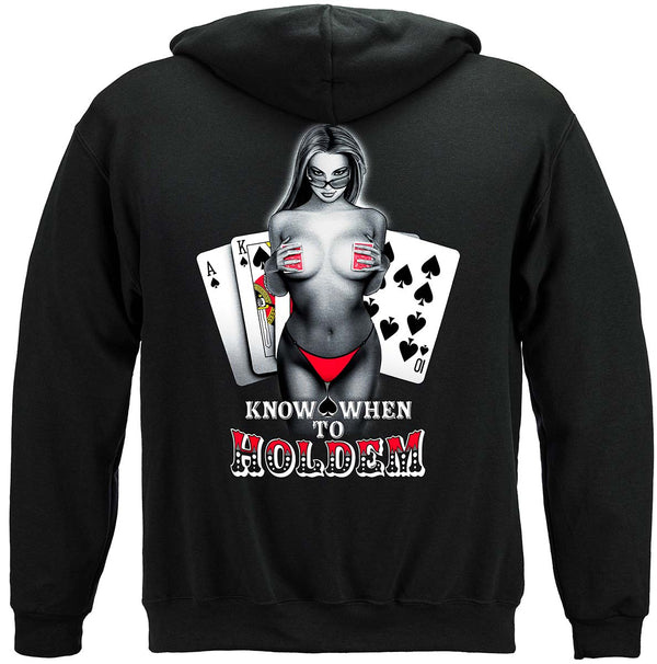 Hold Em Girl Premium Hooded Sweat Shirt