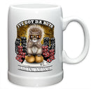 Poker I Got the Nutz Stoneware White Coffee Mug Gift Set