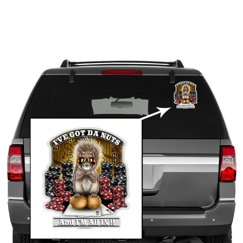 Got the Nutz Poker Premium Reflective Decal