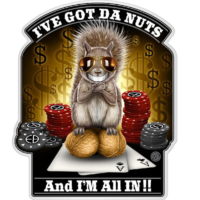 Got the Nutz Poker Premium Reflective Decal