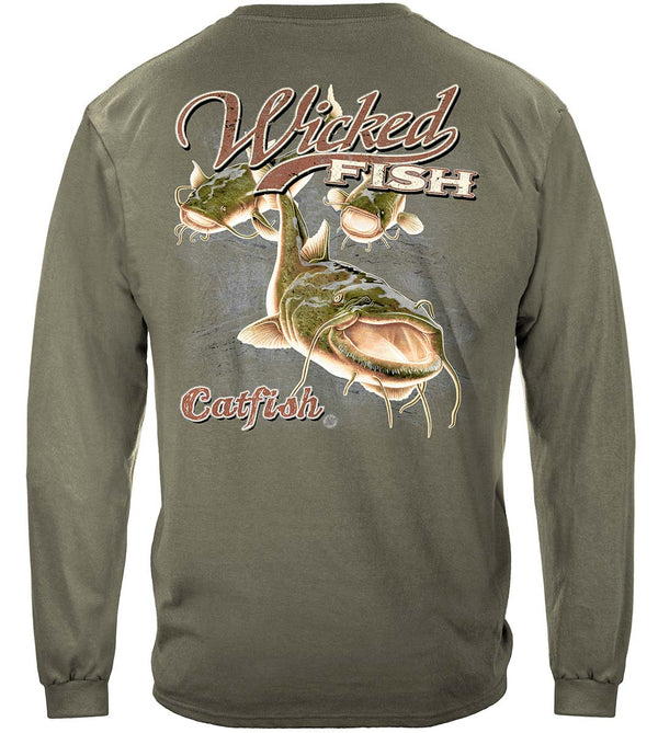 Wicked Fish Catfish Premium Long Sleeves