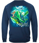Wicked Fish Mahi Mahi Premium Hooded Sweat Shirt