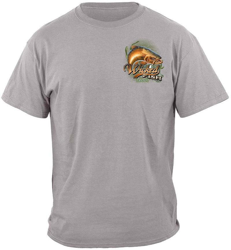 Wicked Fish Trout Premium Hooded Sweat Shirt