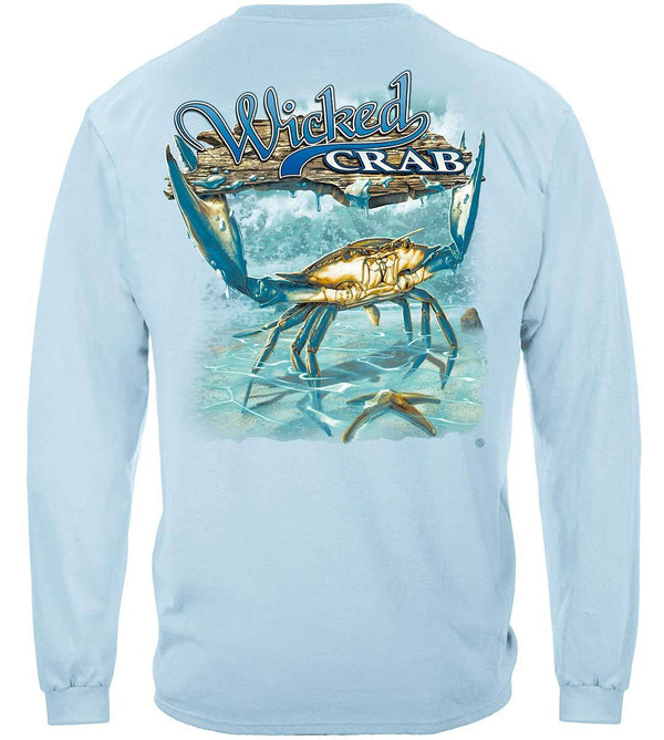 Wicked Fish Crab And Star Fish Premium Long Sleeves