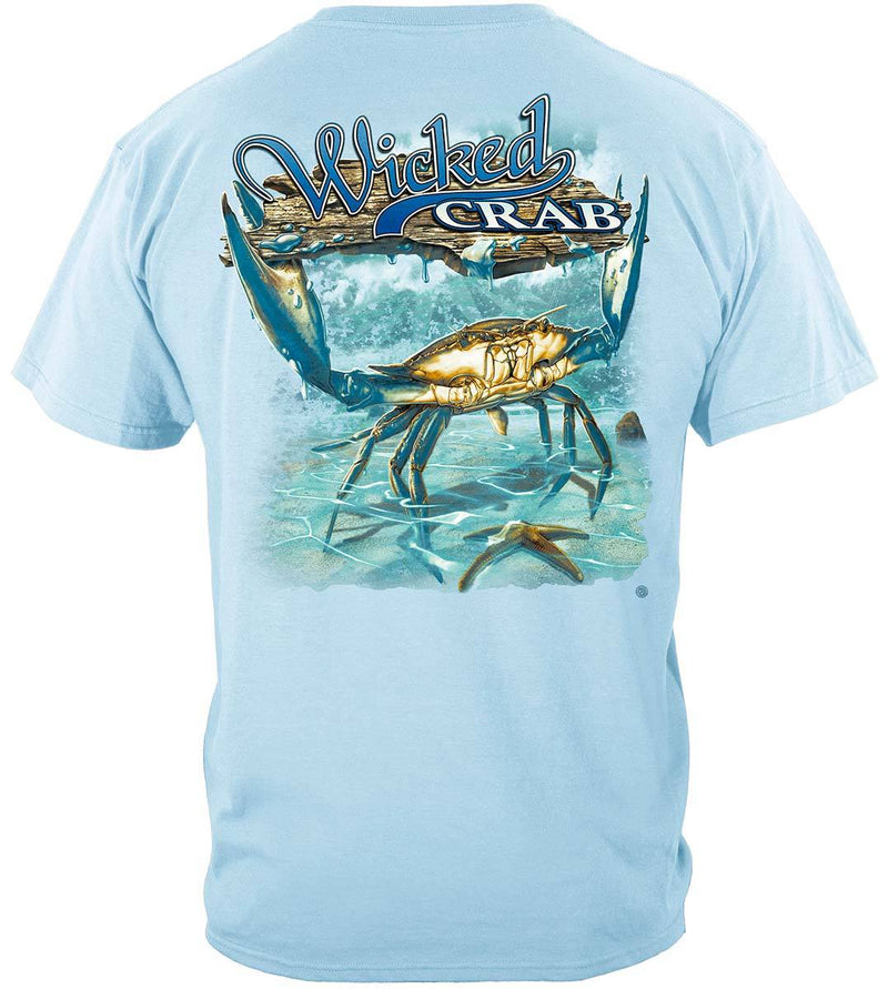Wicked Fish Crab And Star Fish Premium T-Shirt