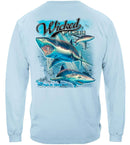 Wicked Fish Shark Premium Hooded Sweat Shirt