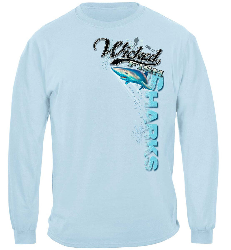 Wicked Fish Shark Premium Long Sleeves