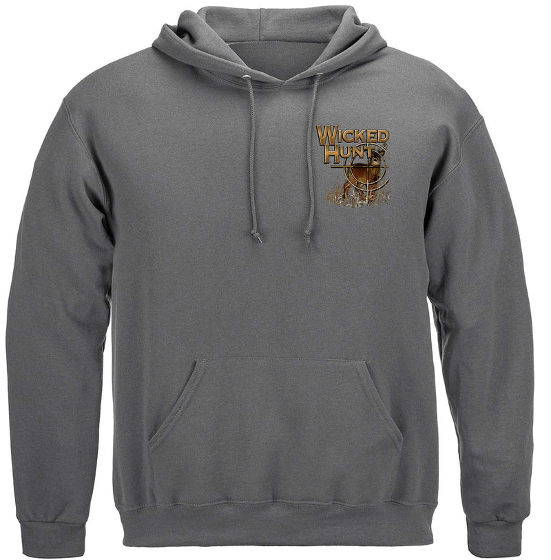 Wicked Hunt Deer Buck Stop Here Premium Long Sleeves
