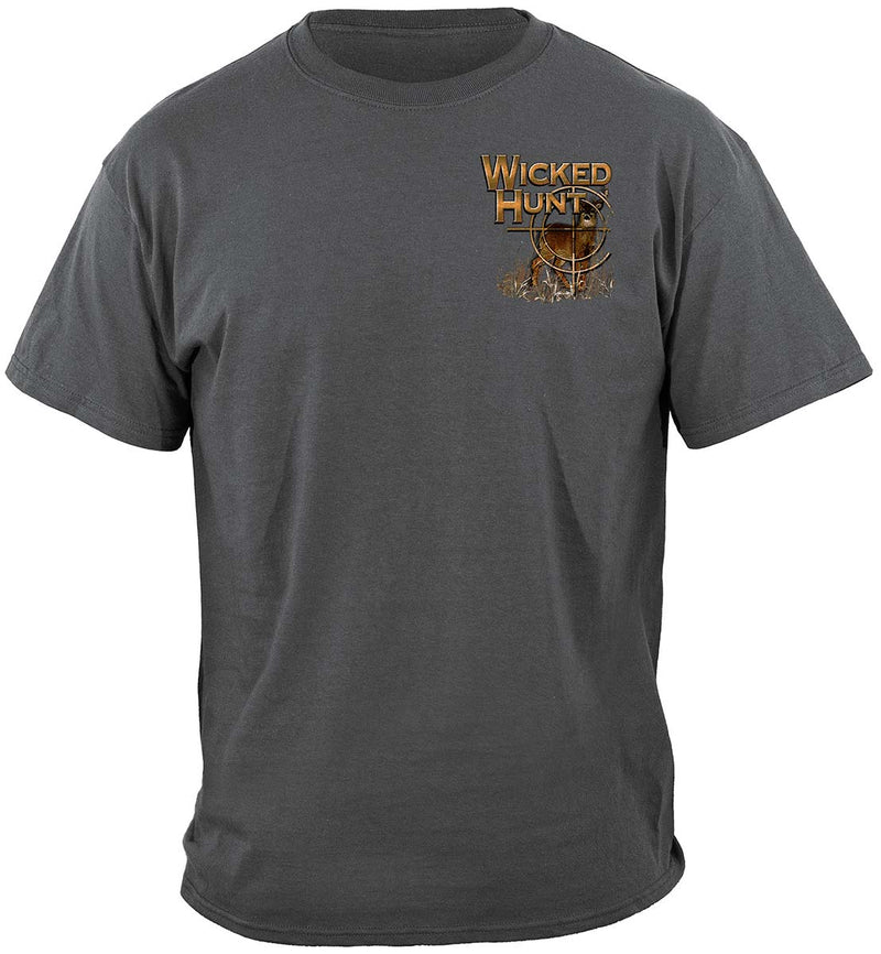 Wicked Hunt Deer Buck Stop Here Premium Long Sleeves