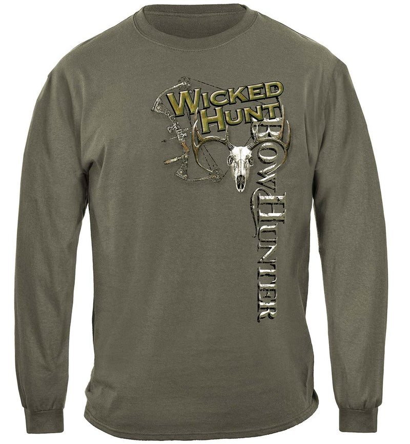 Wicked Hunt Bow Hunting Premium T-Shirt