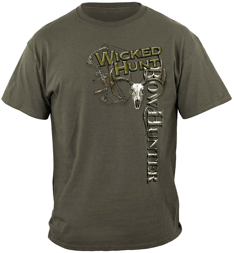 Wicked Hunt Bow Hunting Premium T-Shirt