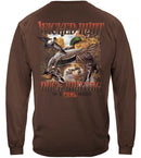 Duck Hunting In A Fowl Mood Premium Hooded Sweat Shirt