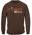 Duck Hunting In A Fowl Mood Premium Hooded Sweat Shirt