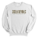 Shield Republic Duck Camo Banner Text (Front)