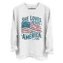 She Loves Jesus And America Too (Front)