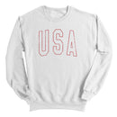 USA Collegiate Solid White (Front)