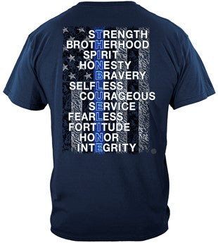 THIN BLUE LINE STRENGTH, BROTHER TEE