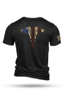 Tri-Blend T-Shirt - Nurse Flag