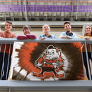 BROWNS RETRO TIE DYE FLAG