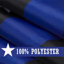 Thin Blue Red Green Line American Flag