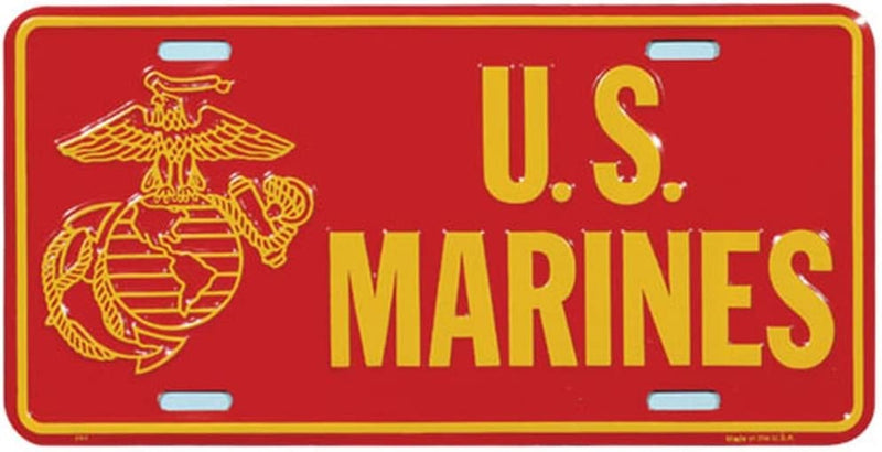 Marines License Plate (MADE IN AMERICA)