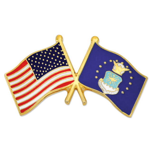 US Air Force / US Flag Pin